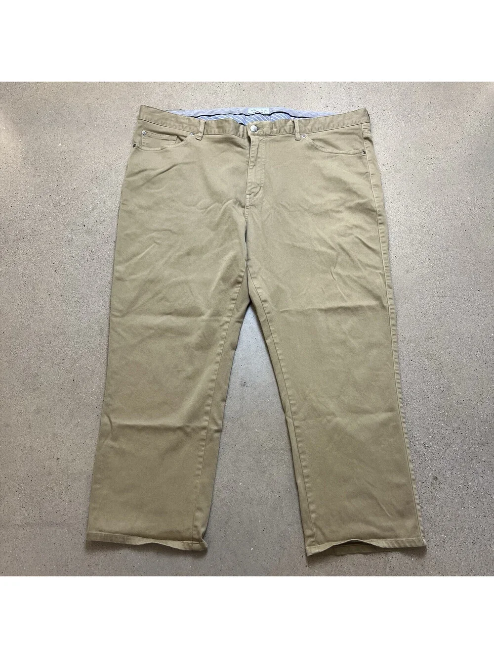 Peter Millar Pants Mens 42 Khaki Sateen Five Pocket Classic Fit Golf